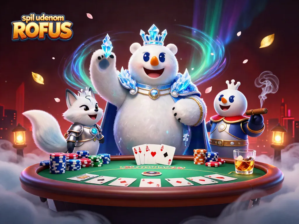 Play exciting games at spil uden om ROFUS with thrilling poker tables and vibrant casino atmosphere.