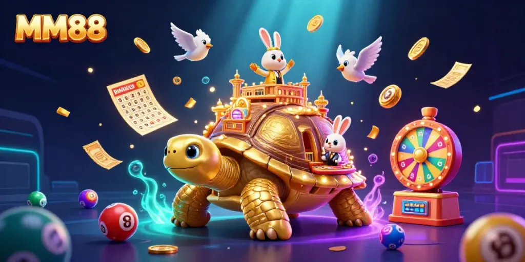 Play and win at MM88 with vibrant casino elements and a magical atmosphere.