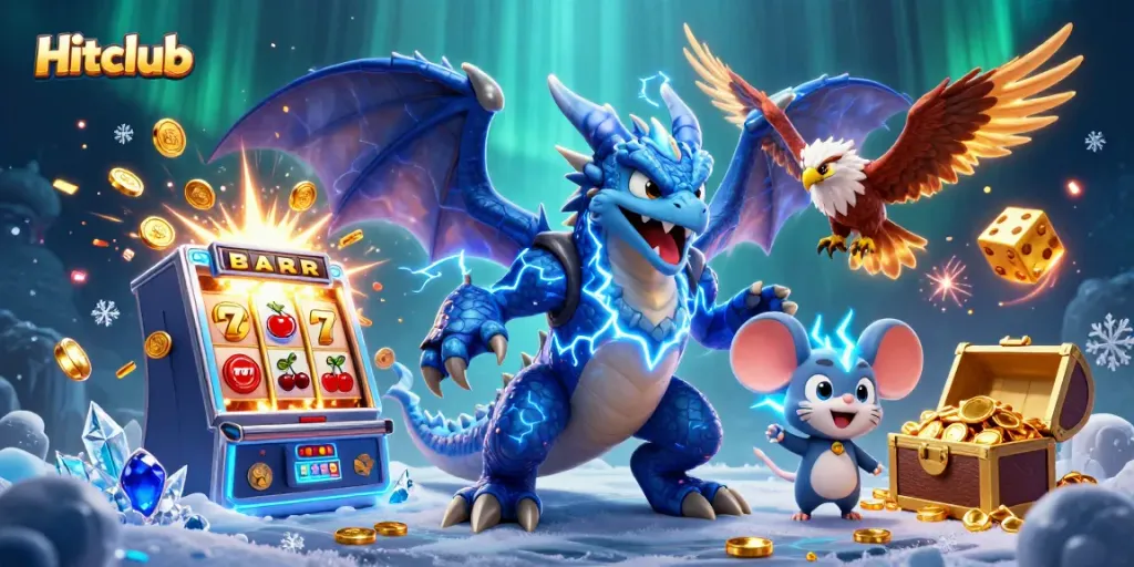 Experience thrilling wins with Hitclub's vibrant gaming atmosphere and dynamic jackpot scenes.