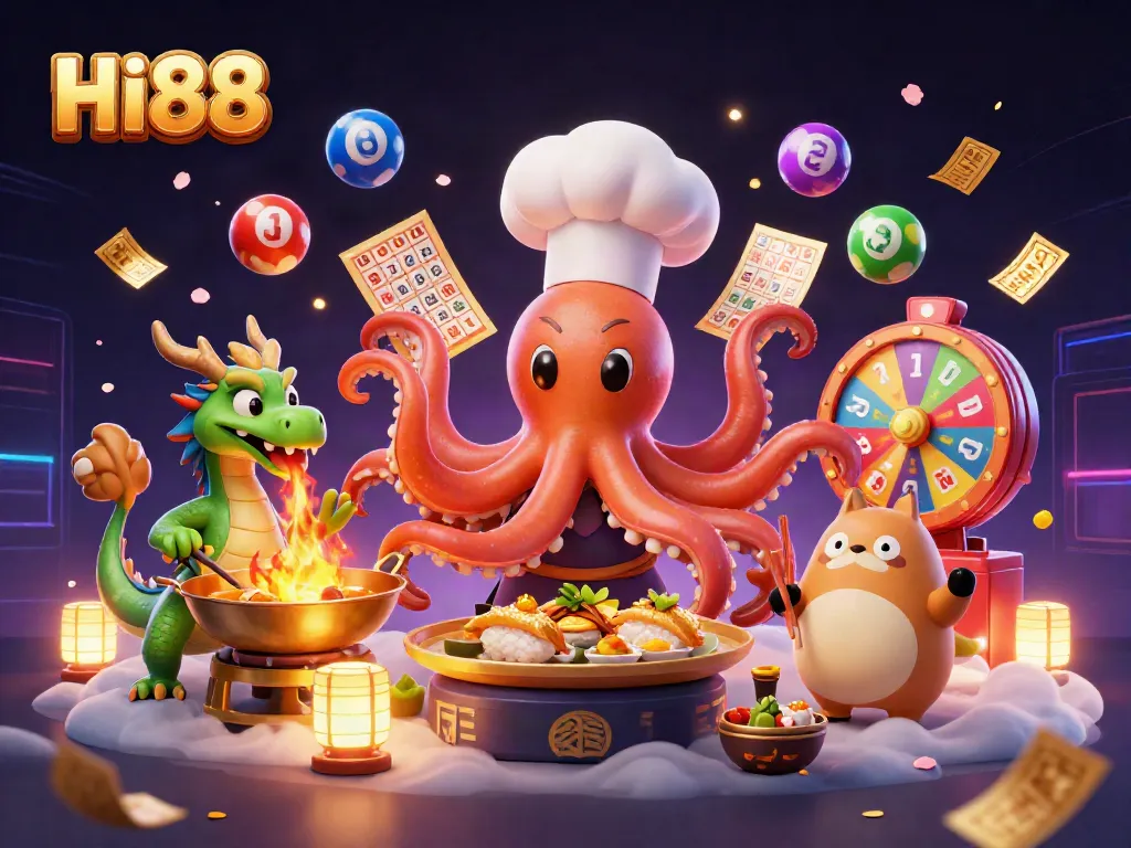 Win exciting prizes at HI88’s colorful casino with vibrant characters and dynamic gaming elements.