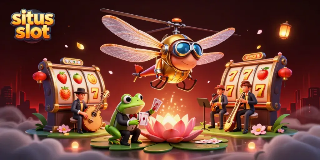 Experience thrilling gameplay at situs slot with dynamic casino activities and vibrant characters.