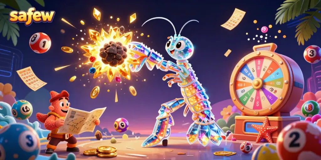 Experience exciting wins with safew as a galactic samurai shatters an asteroid into golden coins and gems.