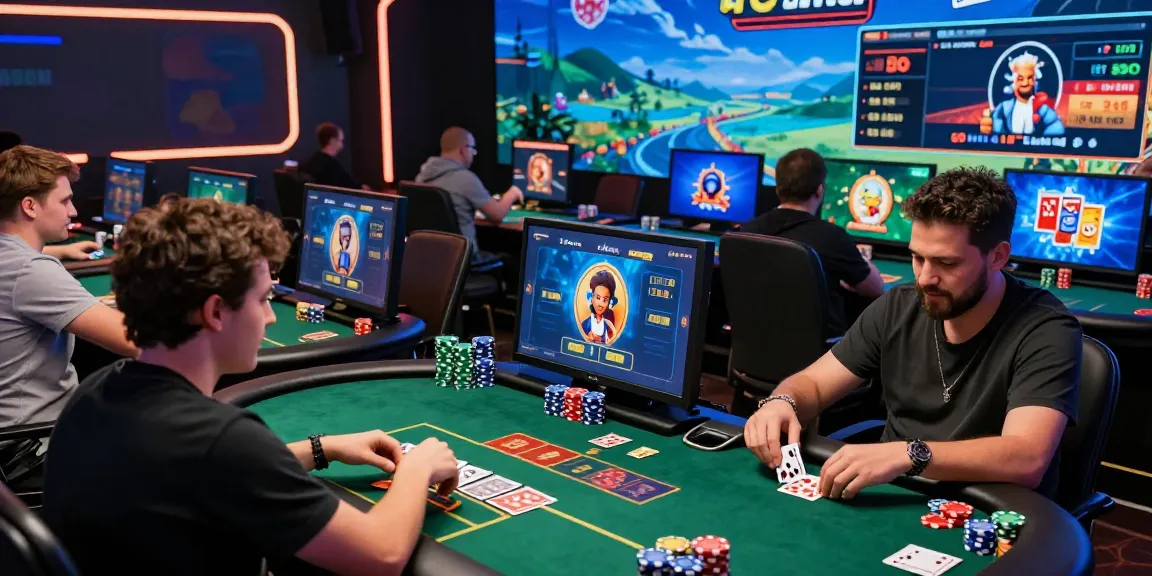 B52club players enjoying thrilling card games in a vibrant online casino.