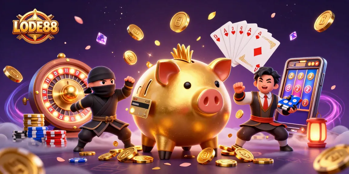 Experience thrilling wins at LODE88 with vibrant casino action featuring engaging characters and dazzling elements.