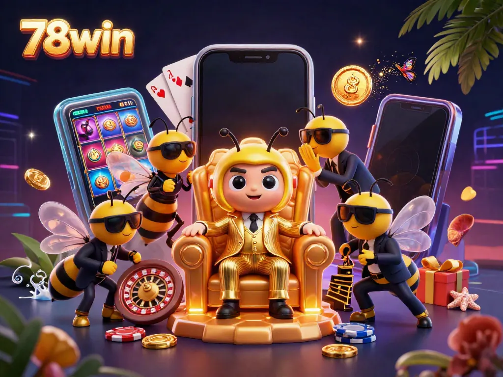 Experience thrilling gameplay at 78win with vibrant slot machines and casino excitement.