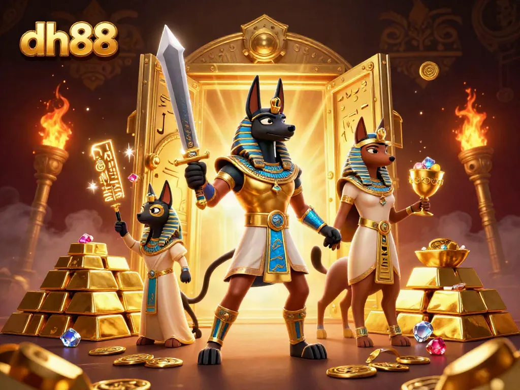 Experience excitement with dh88 as ancient deities guard treasures in a dynamic casino setting.