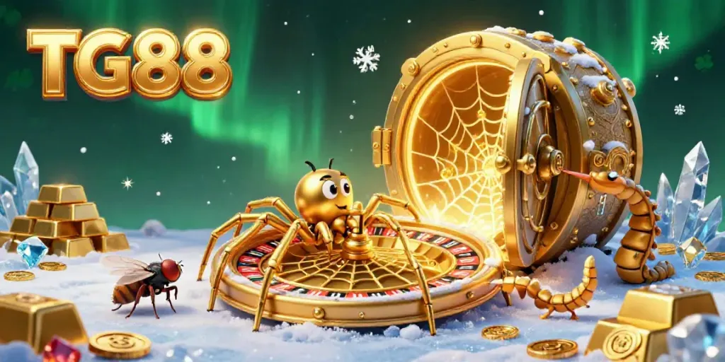 Experience the dynamic betting scene at TG88 with animated casino elements and vibrant graphics.