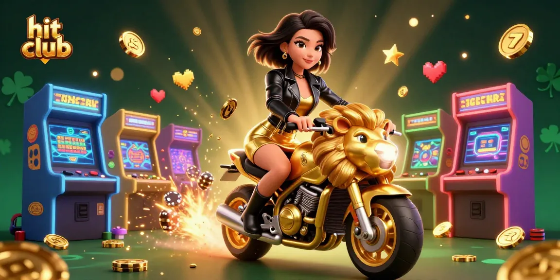 Experience the excitement of hit club with vibrant casino elements and dynamic gaming visuals.