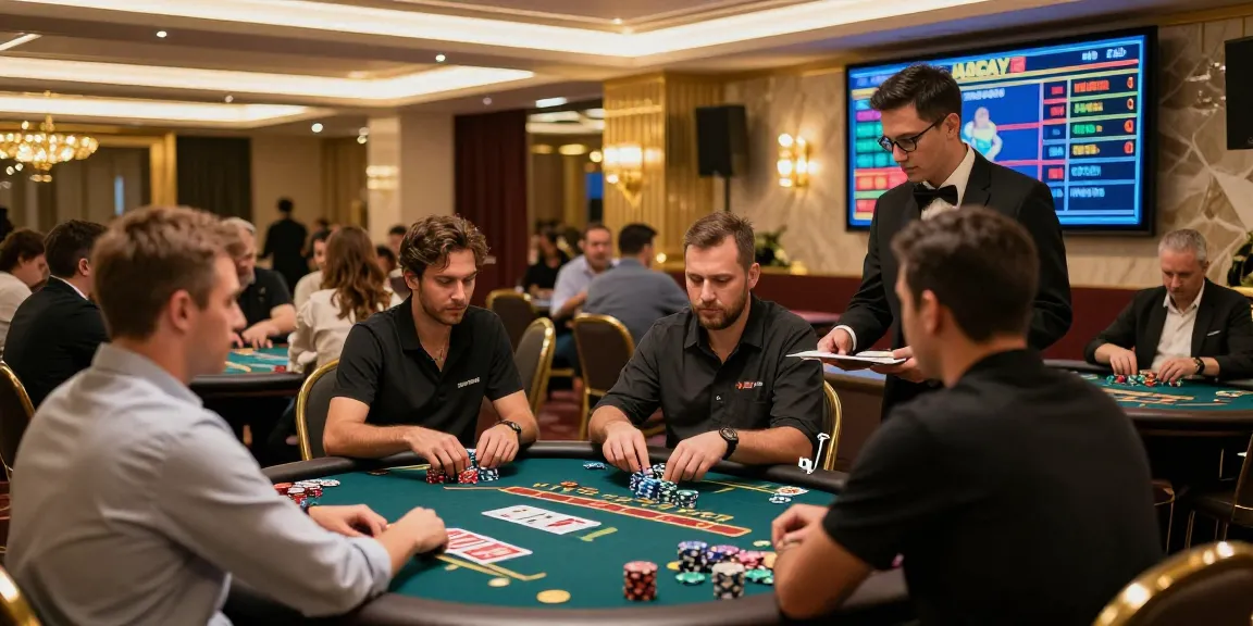 Engaging scene at KO66 online casino with players enjoying high-stakes games and vibrant atmosphere.