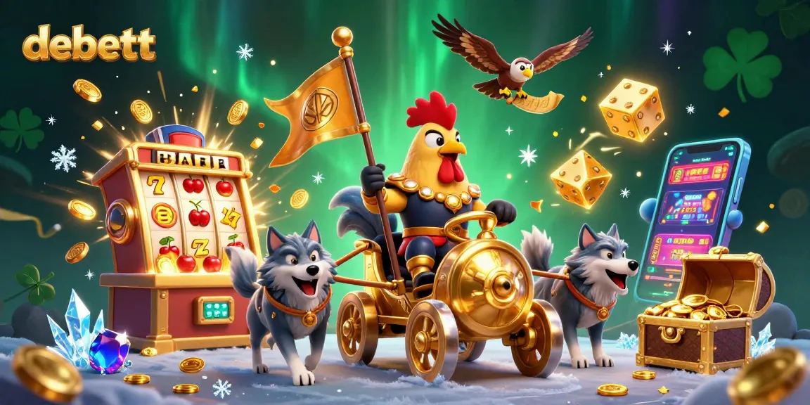 Experience the thrilling debett casino adventure with vibrant characters and jackpot elements in 3D.