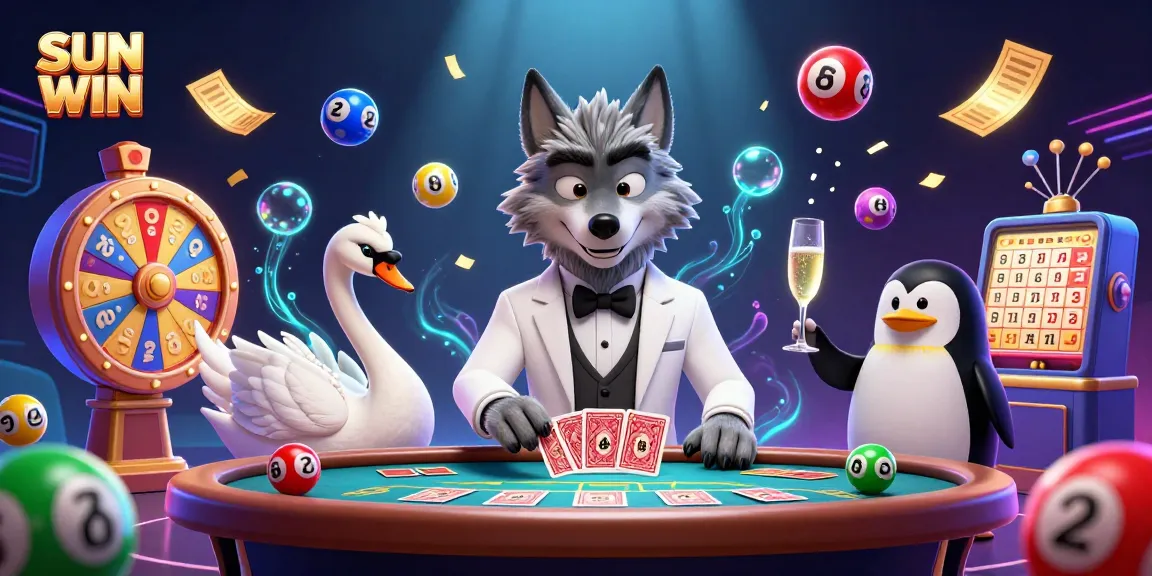 SUN WIN invites players to experience vibrant 3D casino excitement with dynamic lottery and gaming elements.