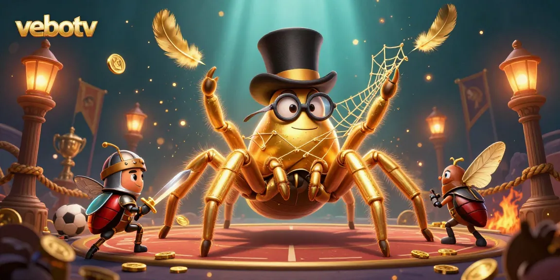 Engage with vebotv's thrilling sports betting scene featuring dynamic characters and immersive casino elements.