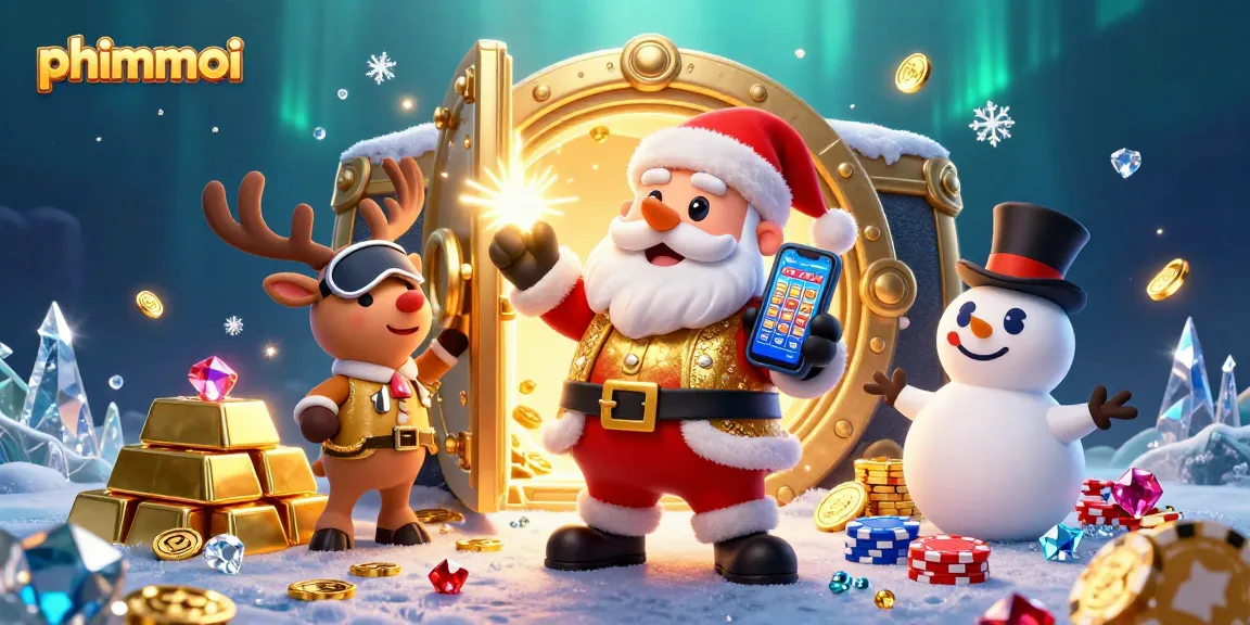 Join phimmoi Santa and friends at the casino, spinning slots and winning jackpots amid dazzling treasures.