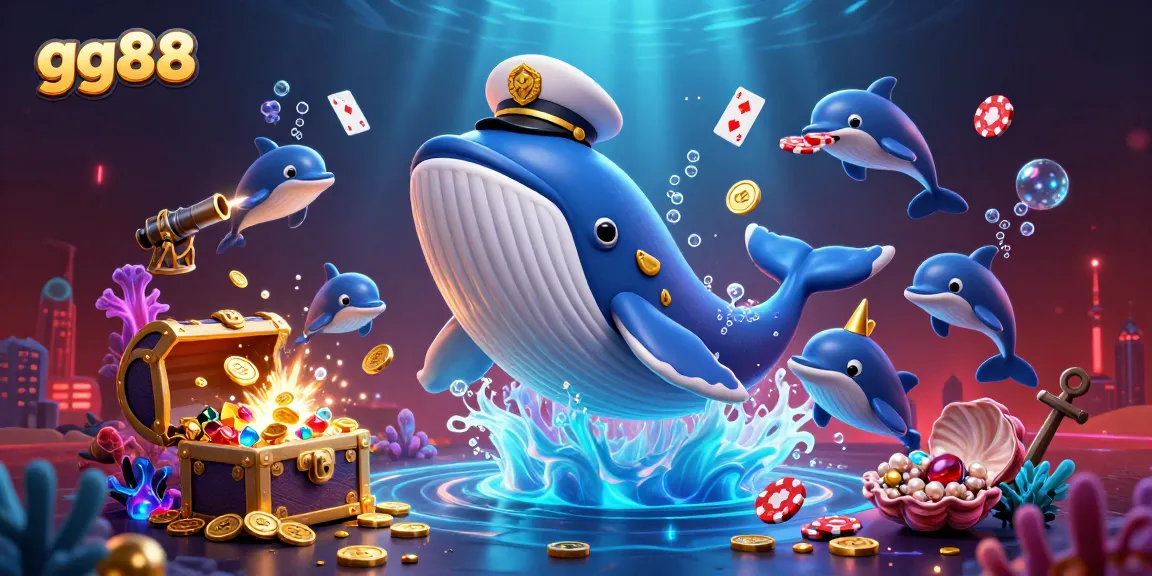 Experience vibrant gaming adventures at gg88 with dolphins, treasure, and captivating imagery.