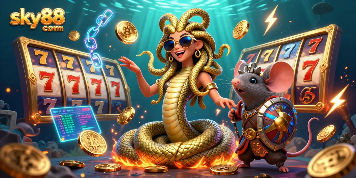 Engage with sky88 com and discover exciting jackpots and slots in a stunning 3D illustration.