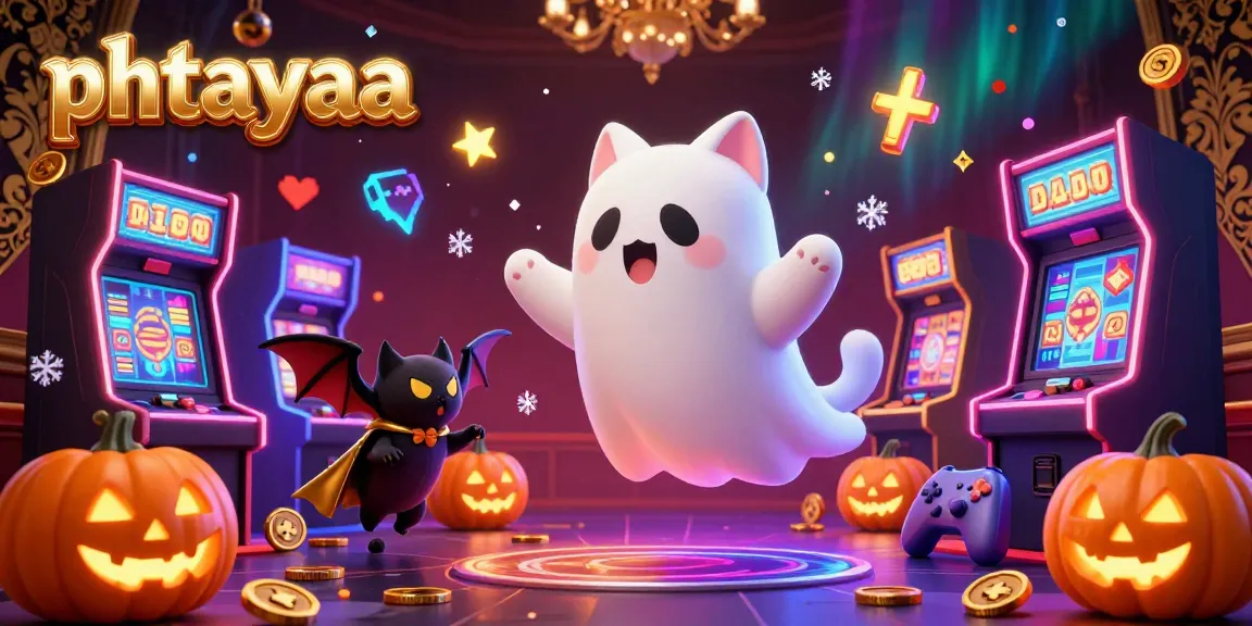 Phtayaa invites players to explore a thrilling casino experience filled with ghostly characters and vibrant gaming elements.