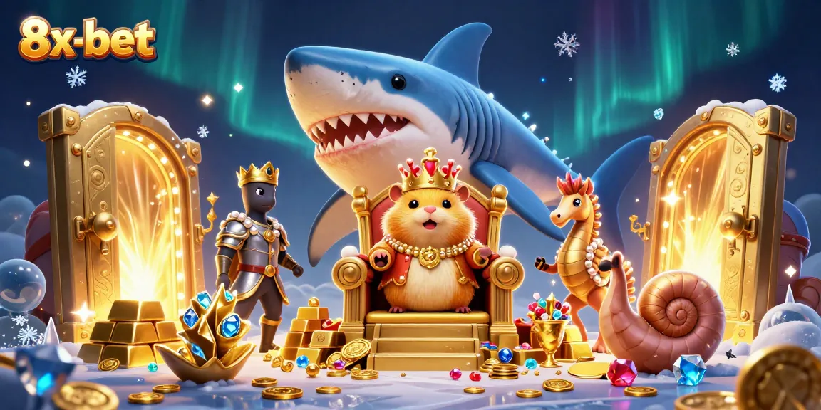 Experience exhilarating wins at 8x-bet with the vibrant casino-themed royal scene.