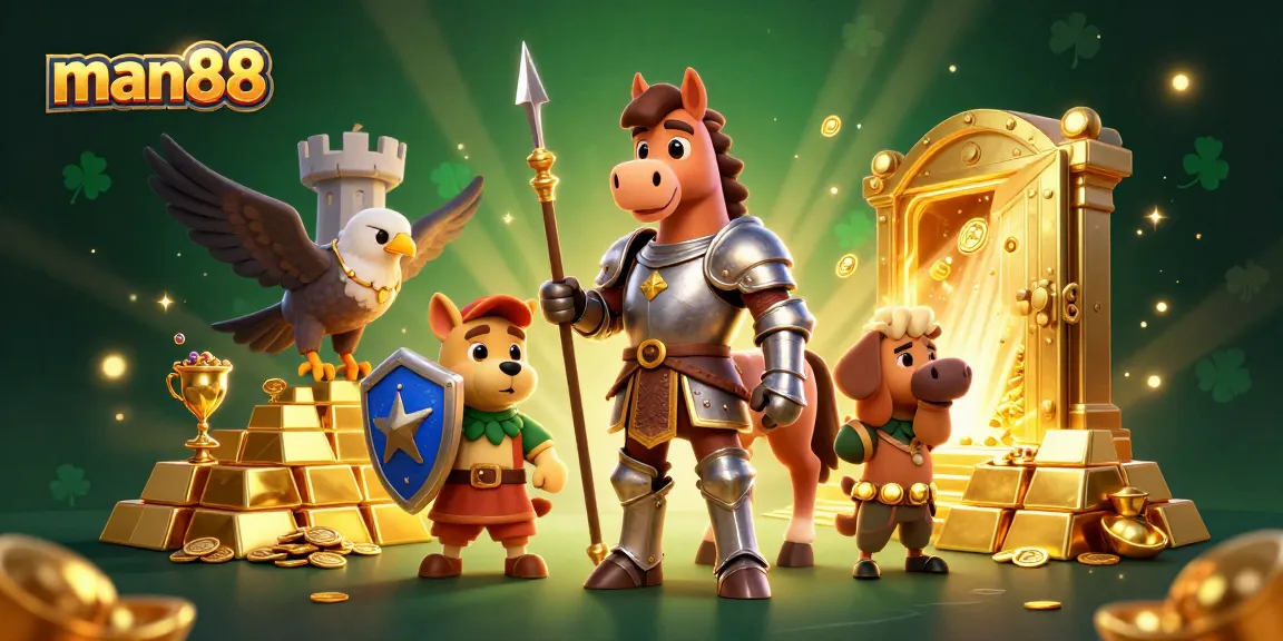Experience the thrilling casino adventures at man88 with knights, treasures, and a magical atmosphere.